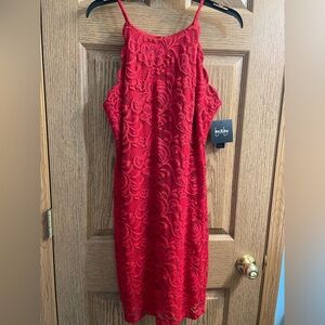 By and By Lace formal dress in red size 15